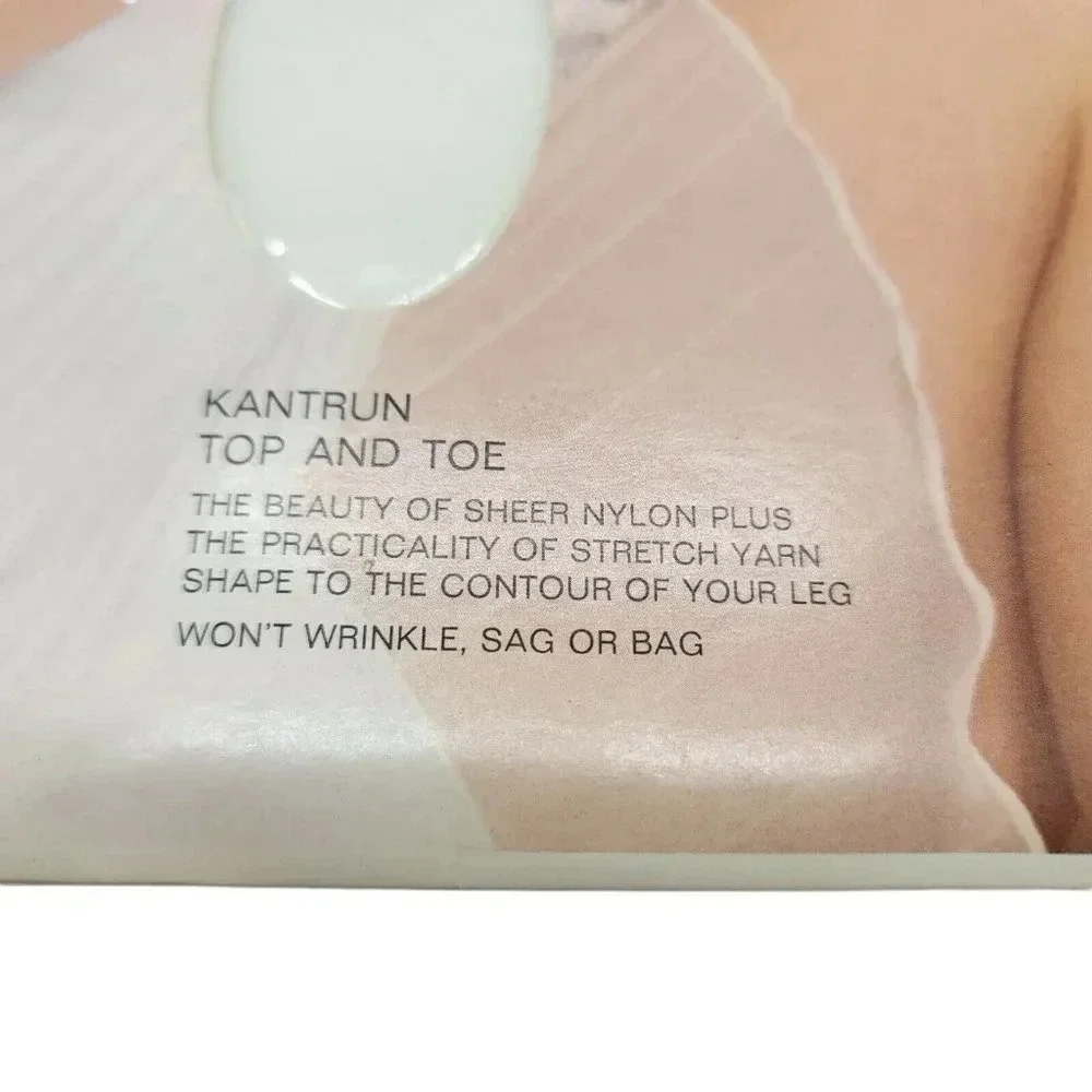 Grants Vintage Kantrun Top and Town Sheer Nylon Plus White Tall Fits 10-11